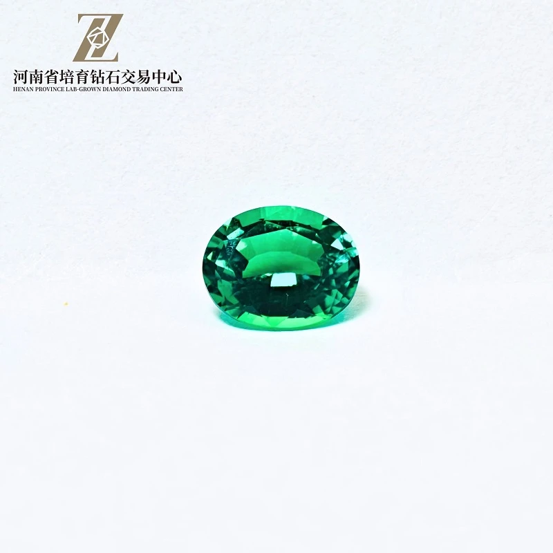 2.207 Carat Lab-criado cabochão colombiano-cor esmeralda